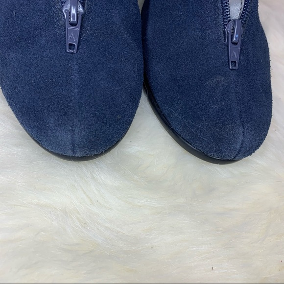 Aerosoles StitchNTurn Blue Suede Booties sz 10M - Picture 12 of 14
